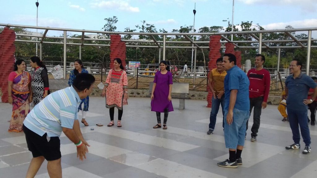 Laughter Yoga Training Session at Gandhi Beach, Chennai